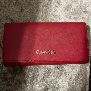 Calvin Klein red wallet